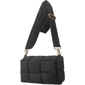 Shoulder bags for women, Lightweight small puffer purses waterproof,